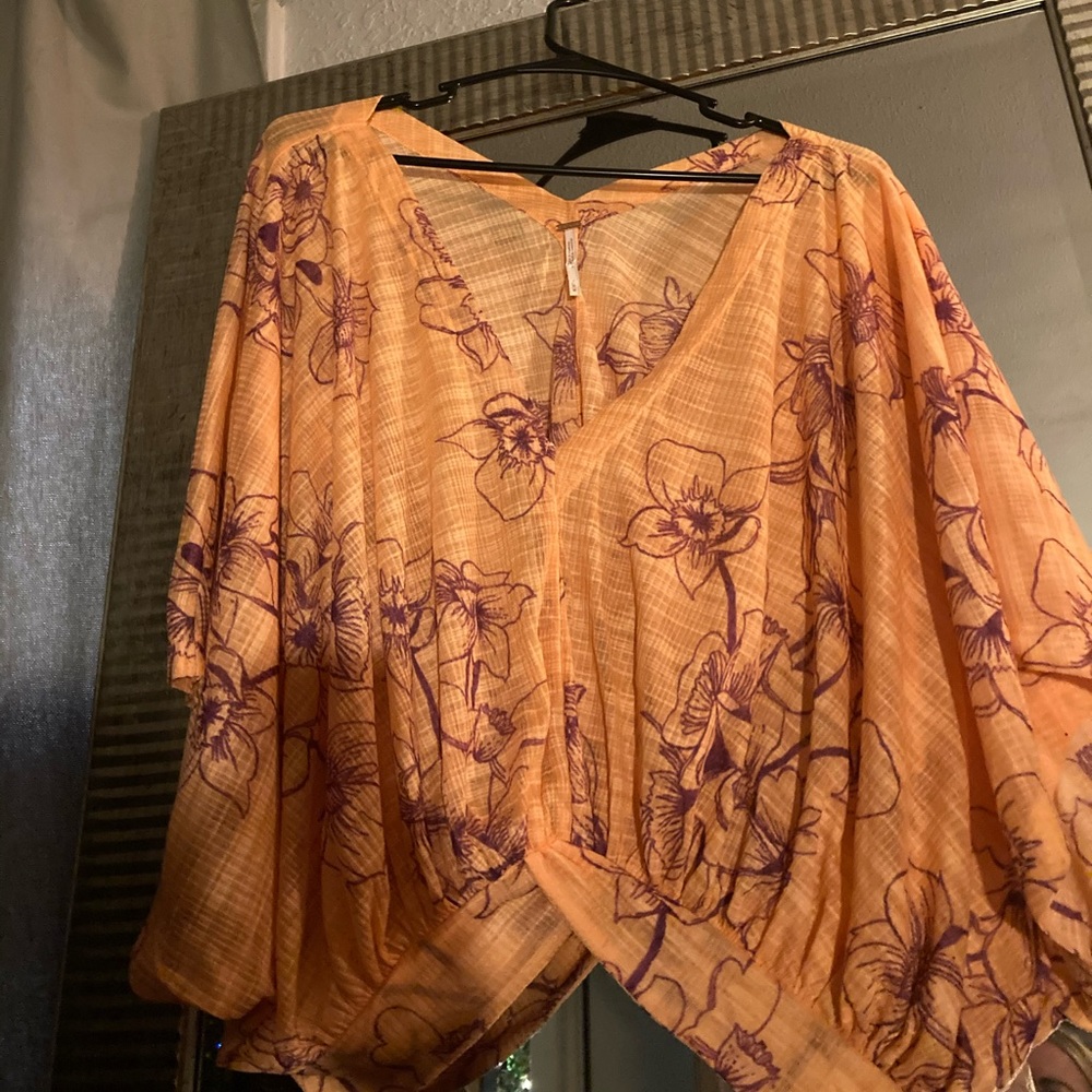 Free People poplin shirt.